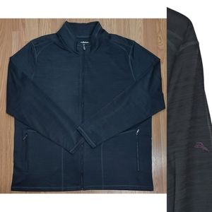 NWT Tommy Bahama island zone new roger point full zip golf jacket coal casual